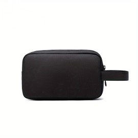 [Trendy Men's Clutch Bag] Trendy Men's Urban Clutch Bag - Fashionable Toiletry Bag for Vocation Travel & Business Trips - Cosmetic Shaver Storage
