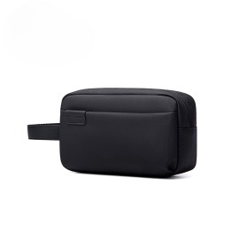 [Trendy Men's Clutch Bag] Trendy Men's Urban Clutch Bag - Fashionable Toiletry Bag for Vocation Travel & Business Trips - Cosmetic Shaver Storage